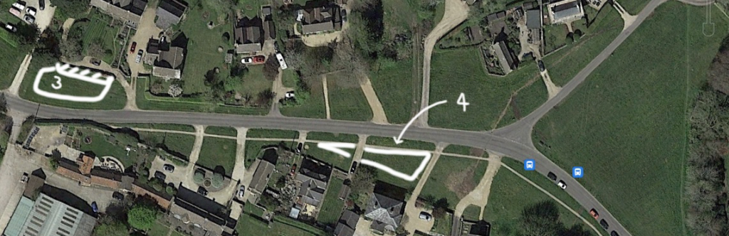 Link to (PNG) Map showing Extension of area outside Chedd's Cottage and Alongside Millenium Path beside Sedgebrook